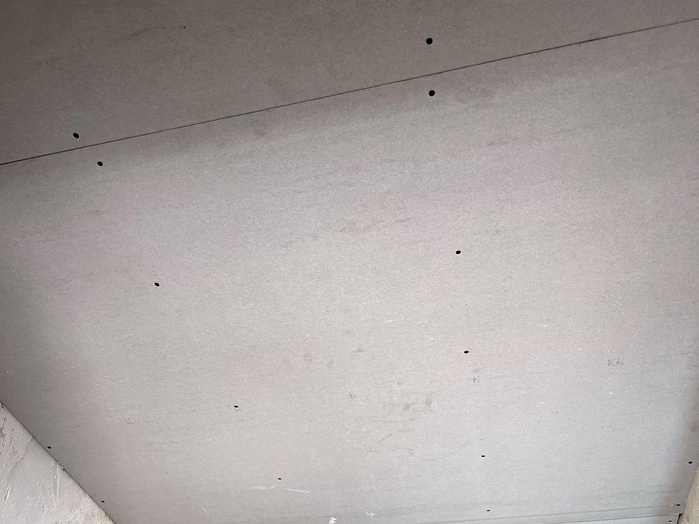 Teto em pladur numa casa de banho